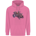 Steampunk Steam Engine Mens 80% Cotton Hoodie Azelea