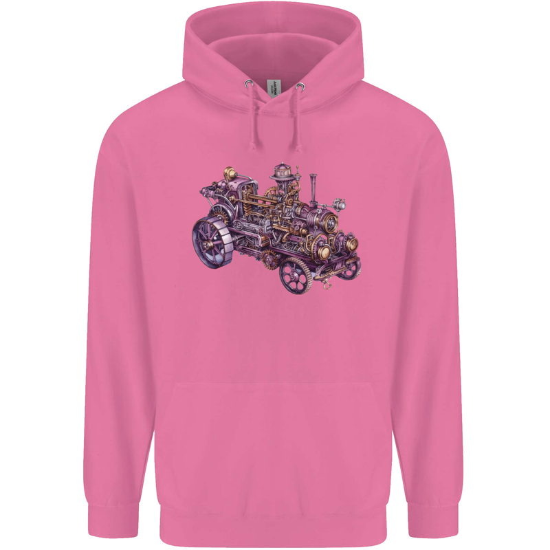 Steampunk Steam Engine Mens 80% Cotton Hoodie Azelea