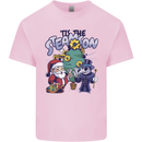 Steamson Steampunk Christmas Santa Claus Mens Cotton T-Shirt Tee Top Light Pink