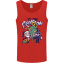 Steamson Steampunk Christmas Santa Claus Mens Vest Tank Top Red
