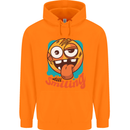 Still Smiling Funny Emoji Exhausted Tired Childrens Kids Hoodie Orange