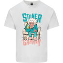 Stoner Granny Funny Weed Grandma Bong Mens Cotton T-Shirt Tee Top White