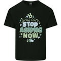 Stop Asking Now New Baby Pregnancy Pregnant Kids T-Shirt Childrens Black