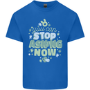 Stop Asking Now New Baby Pregnancy Pregnant Kids T-Shirt Childrens Royal Blue