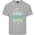 Stop Asking Now New Baby Pregnancy Pregnant Mens Cotton T-Shirt Tee Top Sports Grey