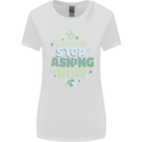Stop Asking Now New Baby Pregnancy Pregnant Womens Wider Cut T-Shirt White