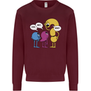 Stop Wait What Funny English Lit Punctuation Kids Sweatshirt Jumper Maroon