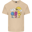 Stop Wait What Funny English Lit Punctuation Mens Cotton T-Shirt Tee Top Sand