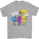 Stop Wait What Funny English Lit Punctuation Mens T-Shirt 100% Cotton Sports Grey