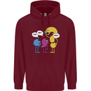 Stop Wait What Funny Punctuation English Lit Childrens Kids Hoodie Maroon