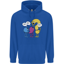 Stop Wait What Funny Punctuation English Lit Childrens Kids Hoodie Royal Blue