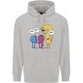 Stop Wait What Funny Punctuation English Lit Childrens Kids Hoodie Sports Grey
