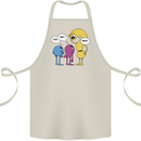 Stop Wait What Funny Punctuation English Lit Cotton Apron 100% Organic Natural