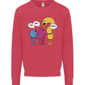 Stop Wait What Funny Punctuation English Lit Kids Sweatshirt Jumper Heliconia