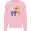 Stop Wait What Funny Punctuation English Lit Kids Sweatshirt Jumper Light Pink