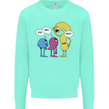 Stop Wait What Funny Punctuation English Lit Kids Sweatshirt Jumper Peppermint