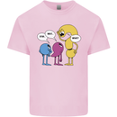 Stop Wait What Funny Punctuation English Lit Kids T-Shirt Childrens Light Pink