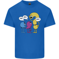 Stop Wait What Funny Punctuation English Lit Kids T-Shirt Childrens Royal Blue