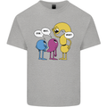 Stop Wait What Funny Punctuation English Lit Kids T-Shirt Childrens Sports Grey