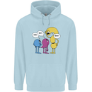 Stop Wait What Funny Punctuation English Lit Mens 80% Cotton Hoodie Light Blue