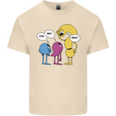 Stop Wait What Funny Punctuation English Lit Mens Cotton T-Shirt Tee Top Natural