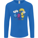 Stop Wait What Funny Punctuation English Lit Mens Long Sleeve T-Shirt Royal Blue