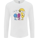 Stop Wait What Funny Punctuation English Lit Mens Long Sleeve T-Shirt White