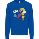 Stop Wait What Funny Punctuation English Lit Mens Sweatshirt Jumper Royal Blue