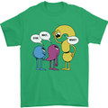 Stop Wait What Funny Punctuation English Lit Mens T-Shirt 100% Cotton Irish Green
