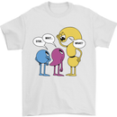 Stop Wait What Funny Punctuation English Lit Mens T-Shirt 100% Cotton White