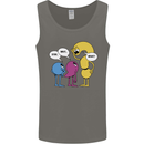 Stop Wait What Funny Punctuation English Lit Mens Vest Tank Top Charcoal