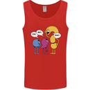 Stop Wait What Funny Punctuation English Lit Mens Vest Tank Top Red