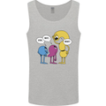 Stop Wait What Funny Punctuation English Lit Mens Vest Tank Top Sports Grey