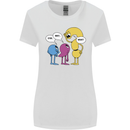 Stop Wait What Funny Punctuation English Lit Womens Wider Cut T-Shirt White