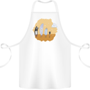 Storage Evolution Floppy Disk to Cloud PC Cotton Apron 100% Organic White