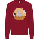 Storage Evolution Floppy Disk to Cloud PC Kids Sweatshirt Jumper Red