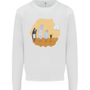 Storage Evolution Floppy Disk to Cloud PC Kids Sweatshirt Jumper White