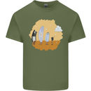 Storage Evolution Floppy Disk to Cloud PC Mens Cotton T-Shirt Tee Top Military Green