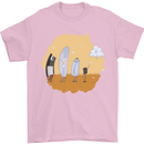Storage Evolution Floppy Disk to Cloud PC Mens T-Shirt 100% Cotton Light Pink