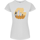 Storage Evolution Floppy Disk to Cloud PC Womens Petite Cut T-Shirt White