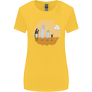 Storage Evolution Floppy Disk to Cloud PC Womens Wider Cut T-Shirt Yellow