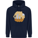 Storage Evolution Retro SSD CD Flash Drive PC Childrens Kids Hoodie Navy Blue