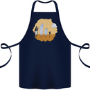 Storage Evolution Retro SSD CD Flash Drive PC Cotton Apron 100% Organic Navy Blue