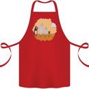 Storage Evolution Retro SSD CD Flash Drive PC Cotton Apron 100% Organic Red