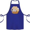 Storage Evolution Retro SSD CD Flash Drive PC Cotton Apron 100% Organic Royal Blue