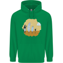 Storage Evolution Retro SSD CD Flash Drive PC Mens 80% Cotton Hoodie Irish Green