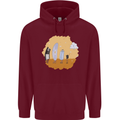 Storage Evolution Retro SSD CD Flash Drive PC Mens 80% Cotton Hoodie Maroon