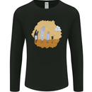 Storage Evolution Retro SSD CD Flash Drive PC Mens Long Sleeve T-Shirt Black