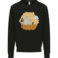 Storage Evolution Retro SSD CD Flash Drive PC Mens Sweatshirt Jumper Black