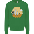 Storage Evolution Retro SSD CD Flash Drive PC Mens Sweatshirt Jumper Irish Green